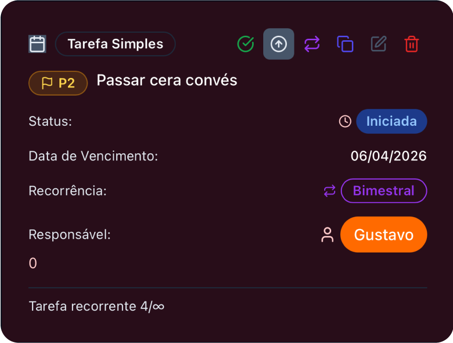 Manutenção sempre em dia